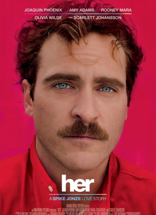Capa de Livro Her de filme do Cineclube Onda Peniche